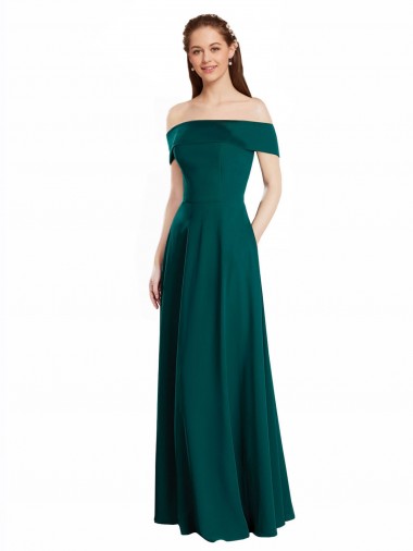 Site de Comprimento Chão Mangas Curtas Chiffon Caçador Verde Linha A Vestidos de Madrinha