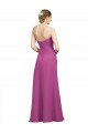 Site de Comprimento Chão Sem Mangas Chiffon Frutos Silvestres Linha A Vestidos de Madrinha