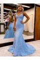 Site de Comboio Varredela Sem Mangas Lantejoulas Veludo Pervinca Bainha Vestidos de Festa