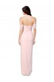 Site de Alto Baixo Sem Mangas Chiffon Rosa Linha A Alto Baixo, Vestidos de Madrinha