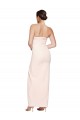 Site de Comprimento Chão Sem Mangas Cetim Elástico Sereia Vestidos de Madrinha / Vestidos de Noite / Vestidos de Festa