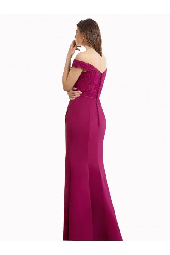 Site de Comprimento Chão Sem Mangas Chiffon & Renda Sereia Vestidos de Madrinha